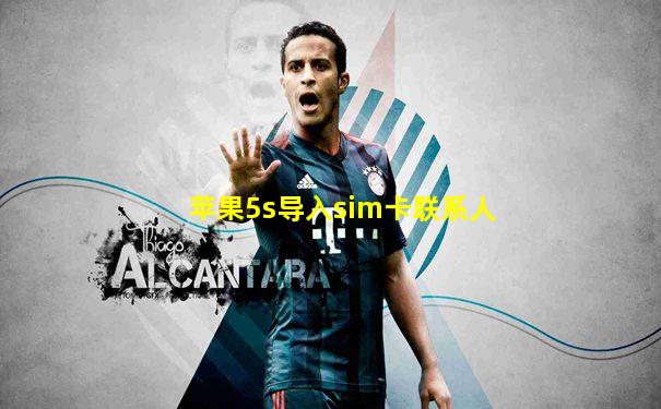苹果5s导入sim卡联系人